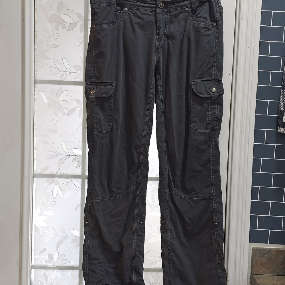 KUHL Black Cargo Pants SIZE 12